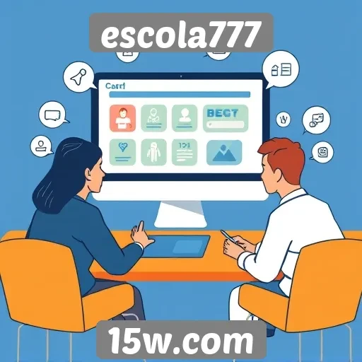 explorando as funcionalidades do site escola777